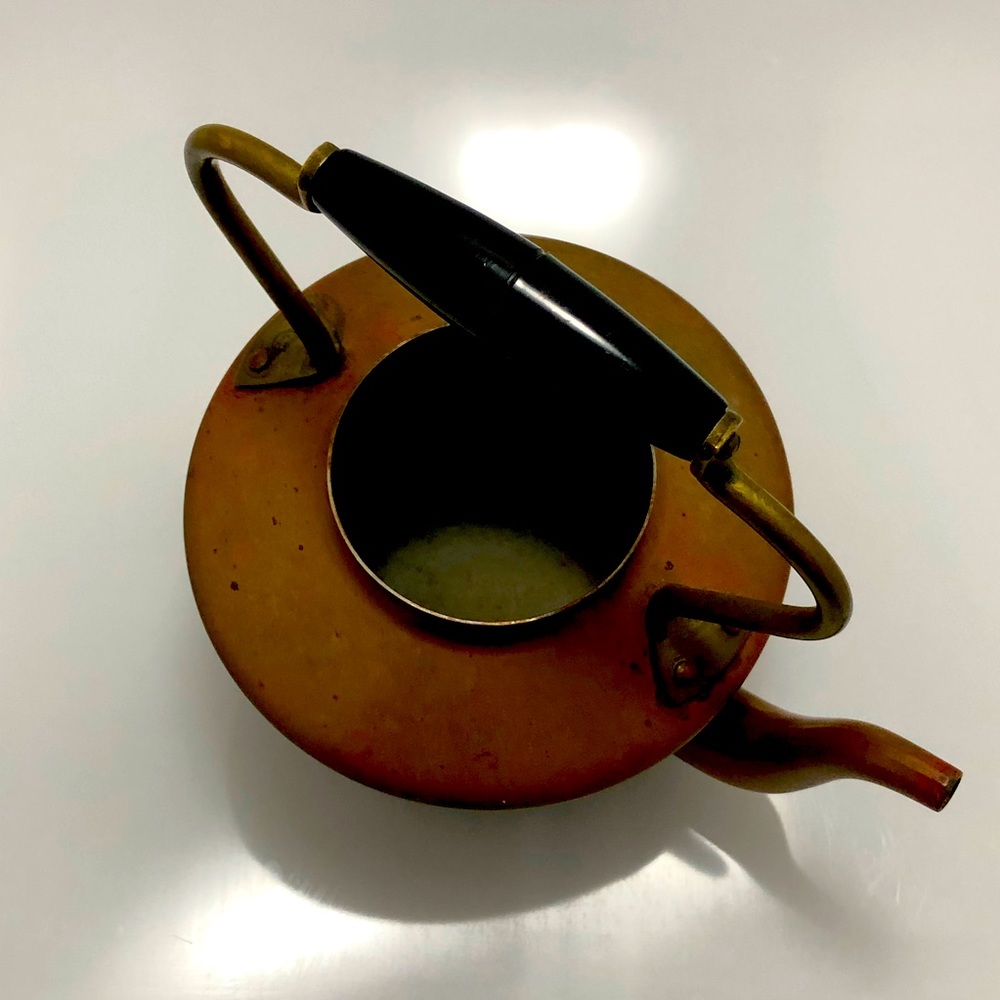 Tea copper Kettle with Bakelite/ brass handle. - Picture 9 of 12